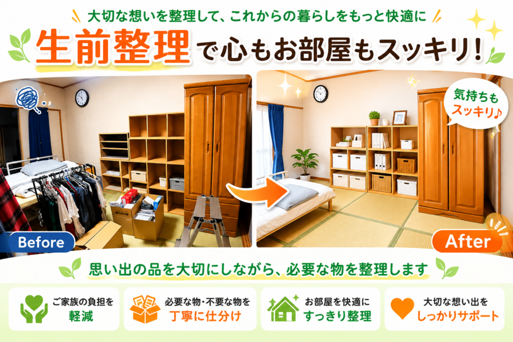 生前整理のビフォーアフター